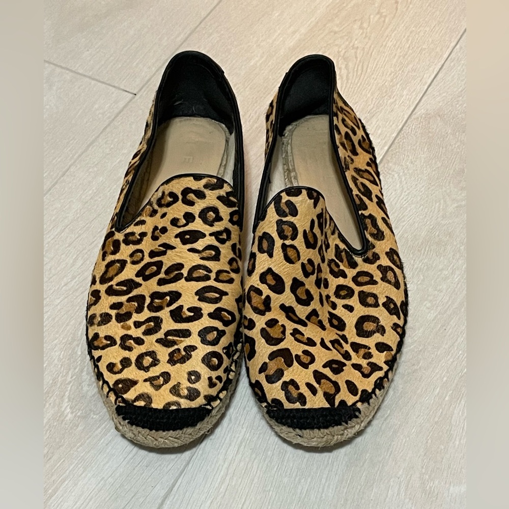 Leopard Print Espadrilles